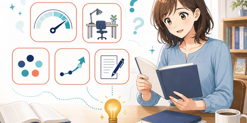 行政書士の独学に関するよくある質問を解説する女性